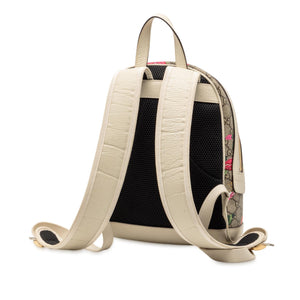 Gucci Small GG Supreme Flora Ophidia Backpack