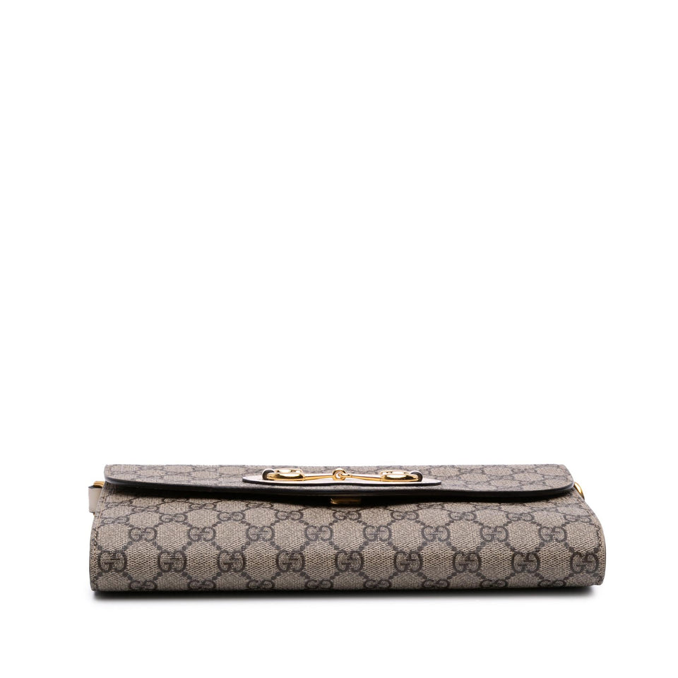 Gucci Small GG Supreme Horsebit 1955 Satchel