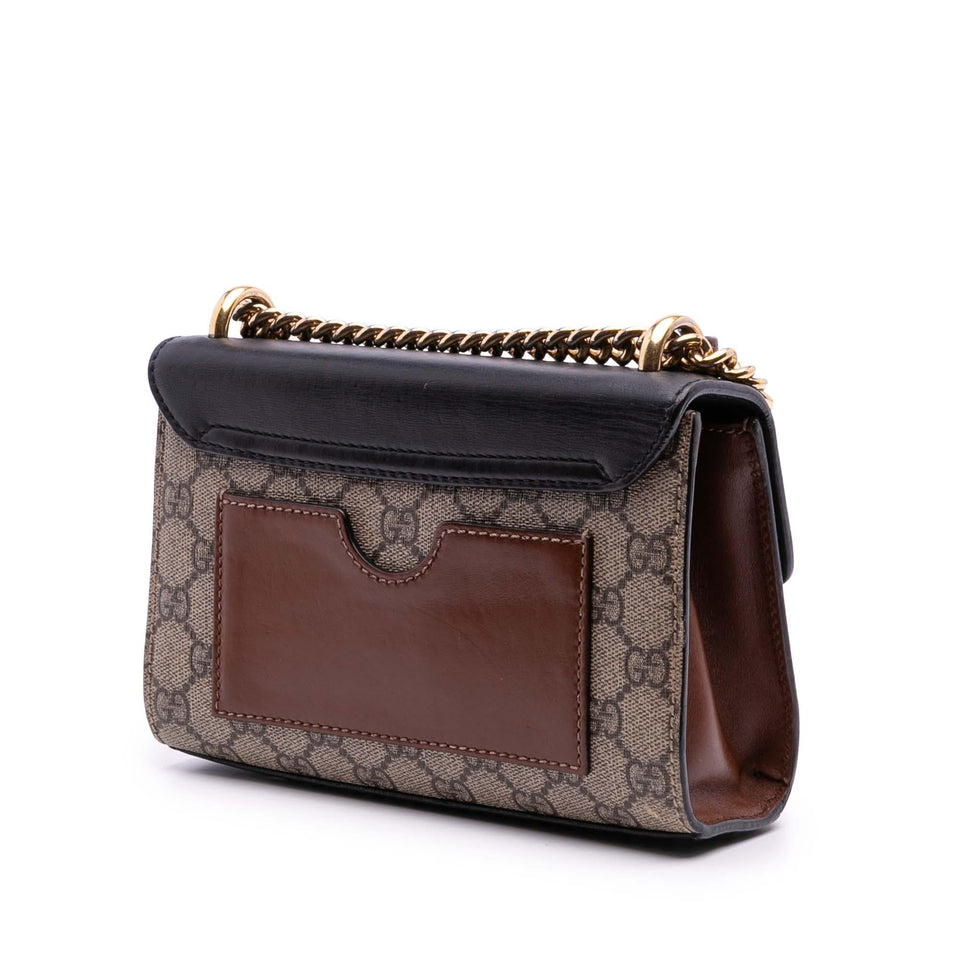 Gucci Small GG Supreme Padlock Crossbody