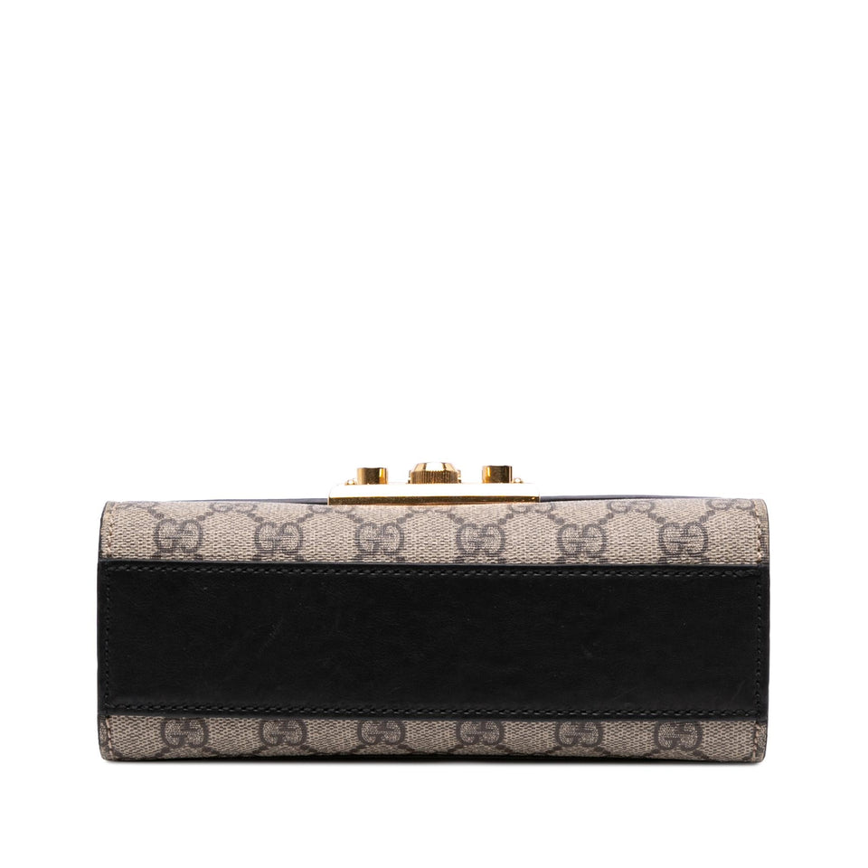 Gucci Small GG Supreme Padlock Crossbody