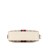 Gucci Small GG Supreme Textured Calfskin Web Ophidia Camera Bag