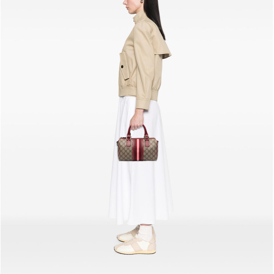 Gucci Small GG Supreme Web Joy Boston Bag