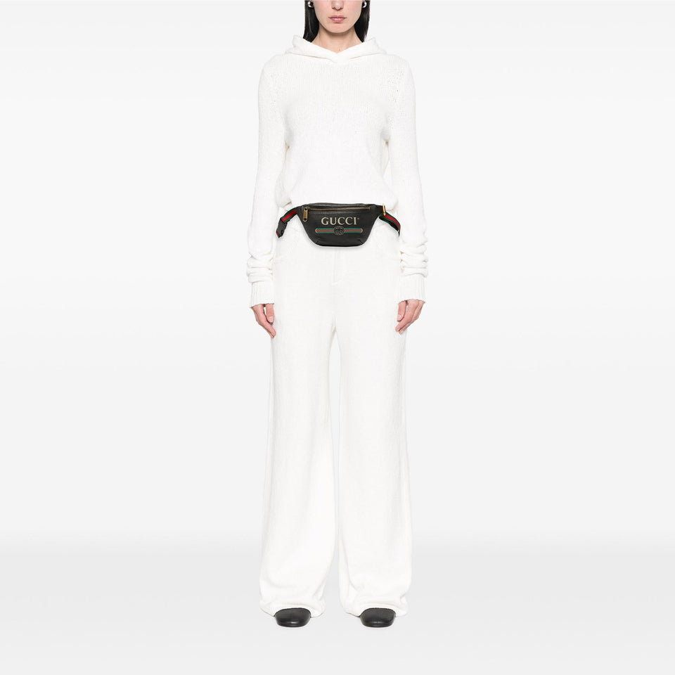 Gucci Small Grained Calfskin Logo Belt Bag