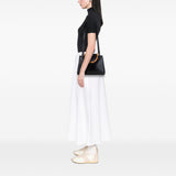 Gucci Small Leather Bamboo Nymphaea Satchel