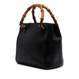 Gucci Small Leather Bamboo Satchel