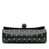 Gucci Small Leather Studded Miss Bamboo Crossbody