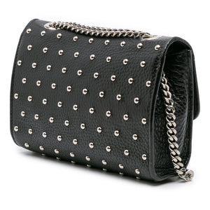 Gucci Small Leather Studded Miss Bamboo Crossbody