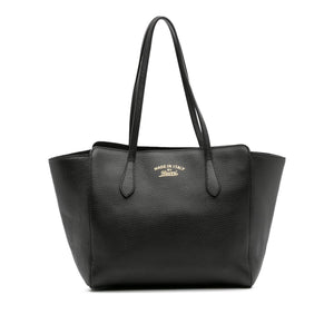 Gucci Small Leather Swing Tote