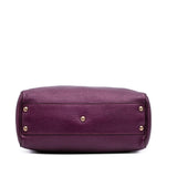 Gucci Small Metallic Calfskin Bamboo Shopper Satchel