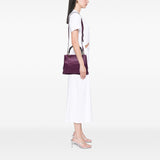 Gucci Small Metallic Calfskin Bamboo Shopper Satchel
