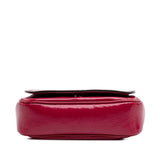 Gucci Small Patent Soho Chain Flap Crossbody