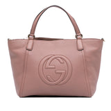 Gucci Small Pebbled Leather Soho Cellarius Satchel