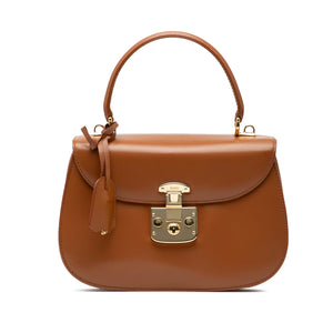 Gucci Smooth Calfskin Lady Lock Satchel