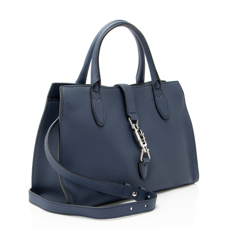 Gucci Soft Pebbled Leather Jackie Small Tote