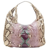 Gucci GRAPE MULTICOLOR PYTHON SOHO SHOULDER BAG