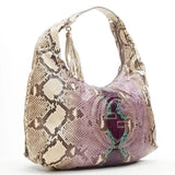 Gucci GRAPE MULTICOLOR PYTHON SOHO SHOULDER BAG