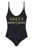 Gucci SPARKLING LOGO ONE PIECE SWIMSUIT