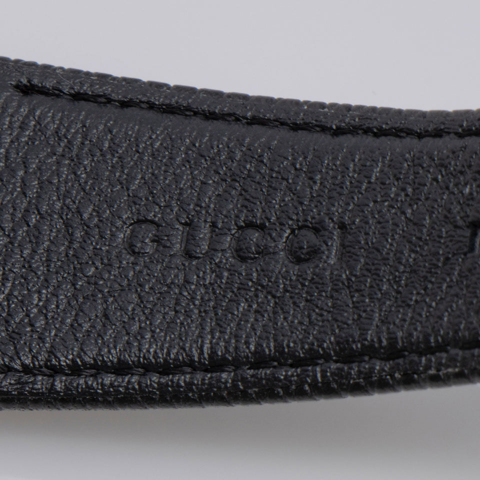 Gucci Stainless Steel Embossed Calfskin 25H Watch