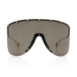 Gucci Star Studded Shield Sunglasses