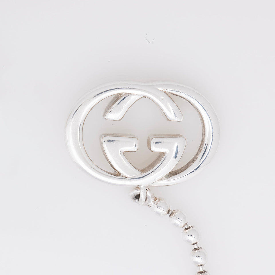 Gucci Sterling SIlver Interlocking G Toggle Bracelet