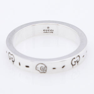 Gucci Sterling Silver Ghost Ring - Size 10