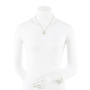 Gucci Sterling Silver Interlocking G Ball Chain Necklace