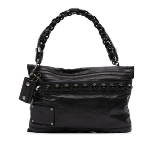 Gucci Studded Calfskin Shoulder Bag