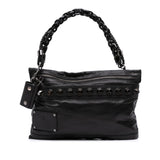 Gucci Studded Calfskin Shoulder Bag