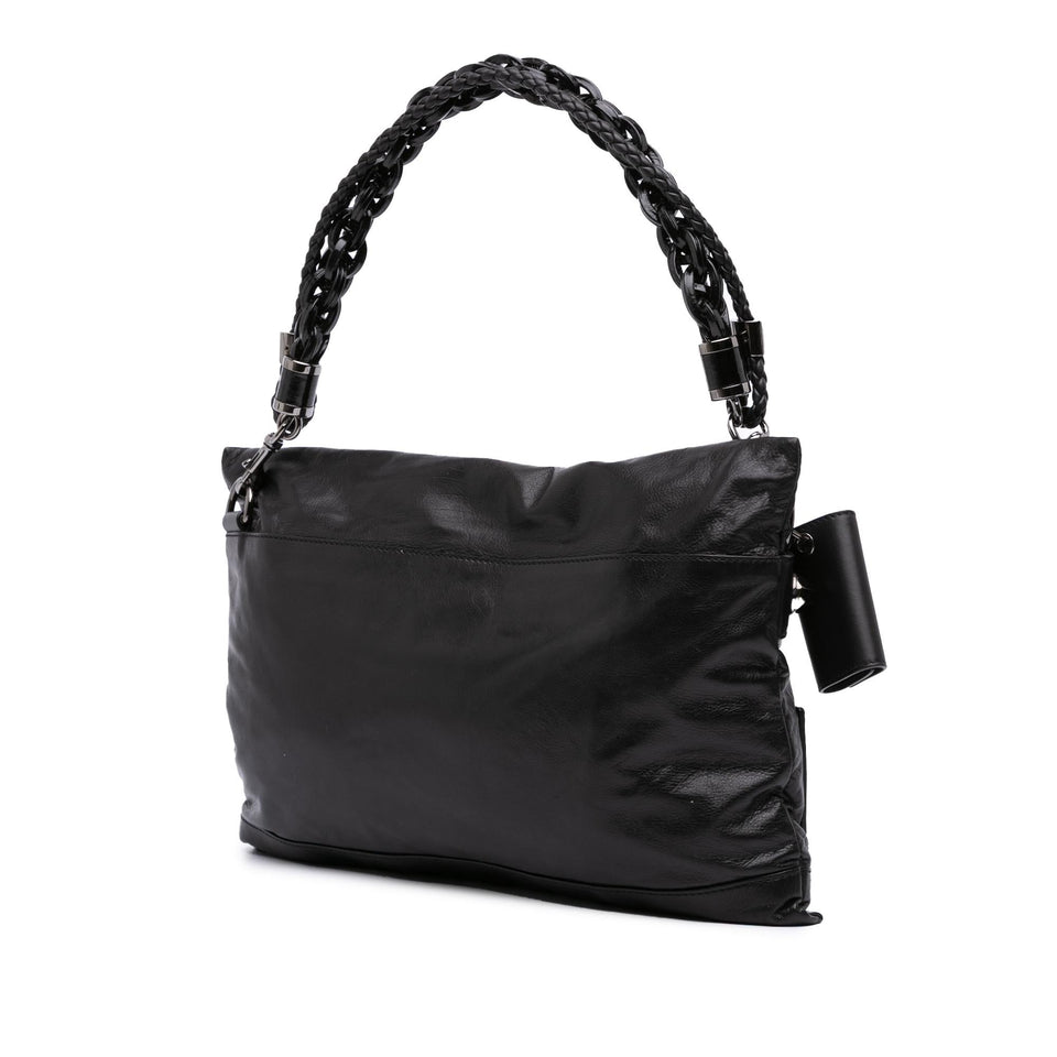 Gucci Studded Calfskin Shoulder Bag