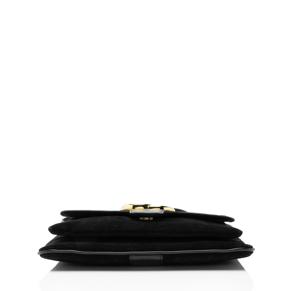 Gucci Suede Arli Medium Shoulder Bag