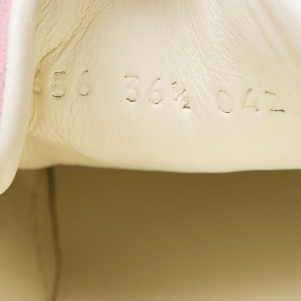 Gucci Suede GG Canvas G75 Sneakers - Size 6.5 / 36.5
