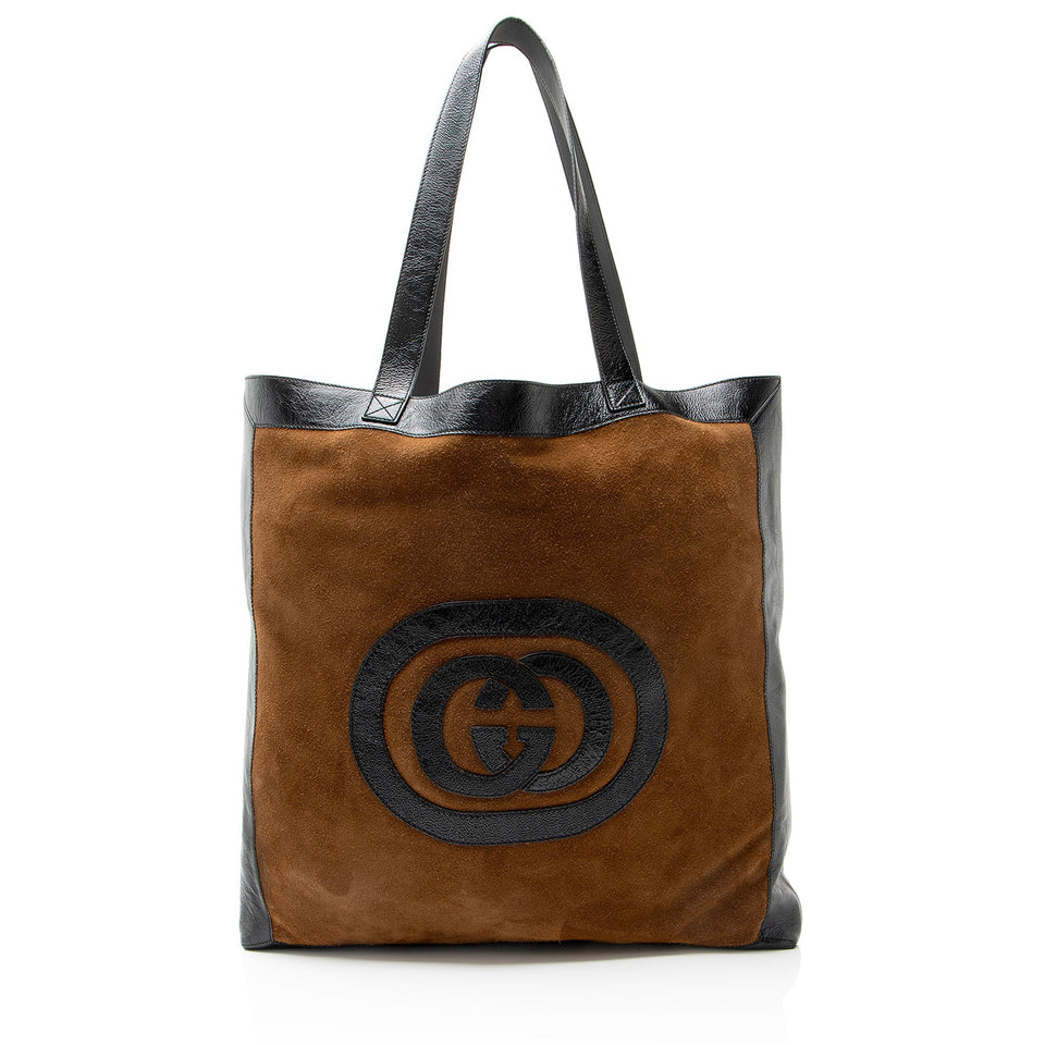 Gucci Suede Ophidia Maxi Tote