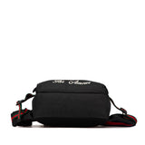 Gucci Techno Canvas Web L Aveugle Par Amour Embroidered Belt Bag