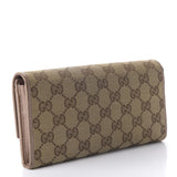 Gucci Monogram Lovely Heart Continental Wallet