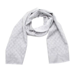 Gucci Wool GG Jacquard Scarf