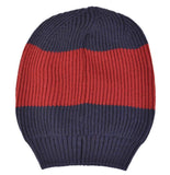 Gucci Wool Blue Red Interlocking GG Beanie