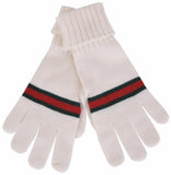 Gucci Wool Web Stripes Gloves