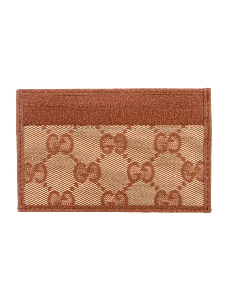 Gucci Yankees GG Canvas Card Case