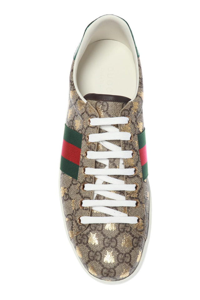 Gucci GG SUPREME ACE SNEAKERS WITH BEES