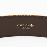 Gucci x Adidas Leather GG Marmont Belt - Size 30 / 75