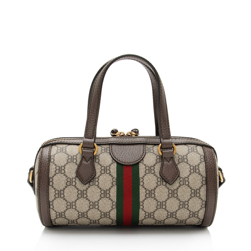 Gucci x Luxury Balenciaga Trending 2025 BB Supreme Monogram Web Ophidia Boston Bag (SHF-XYpX9x)