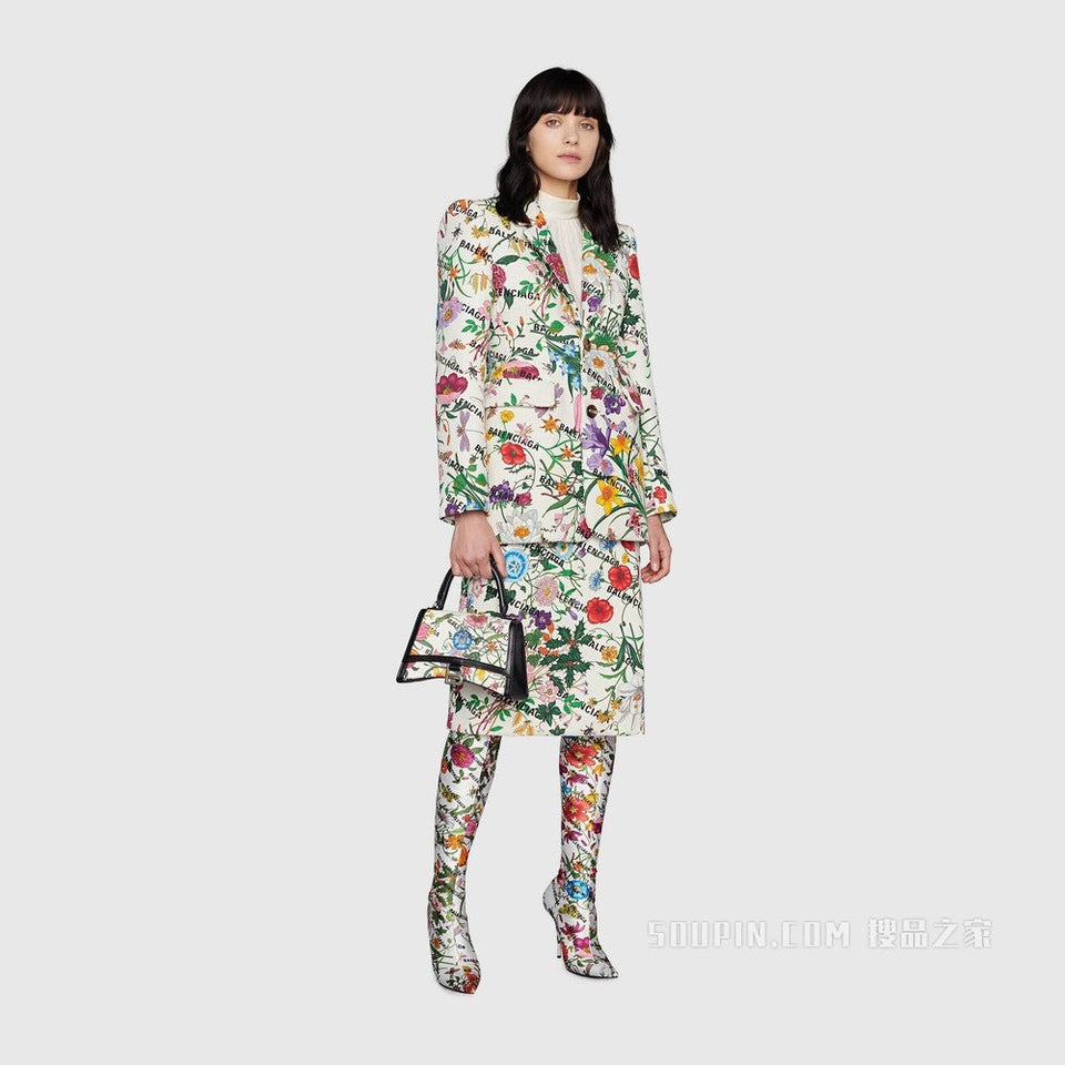 Gucci X BALENCIAGA FLORAL THE HACKER PROJECT BLAZER