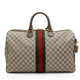Gucci x Luxury Balenciaga Trending 2025 GG Supreme The Hacker Project Graffiti Duffle Bag (SHF-qGpKTv)