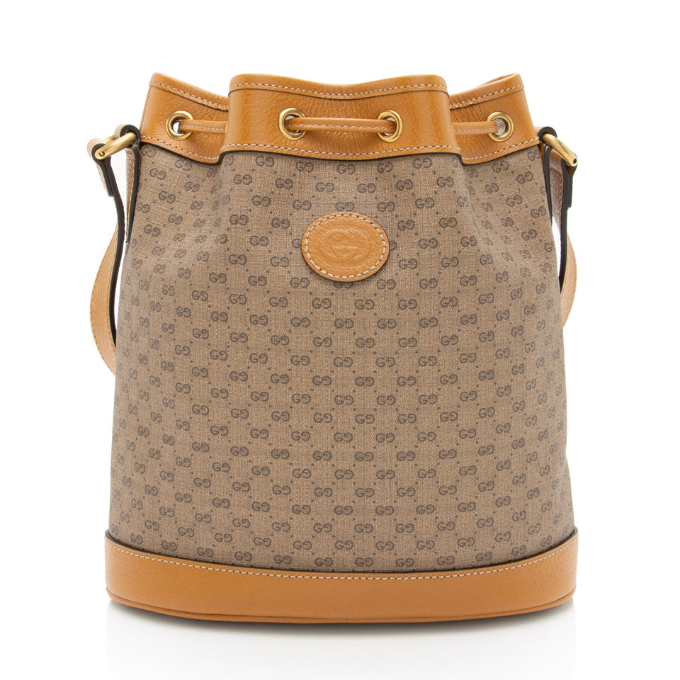 Gucci x Disney Micro GG Canvas Mickey Mouse Bucket Bag