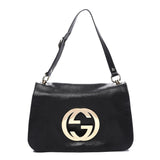 Gucci BLONDIE LEATHER FLAP SHOULDER BAG