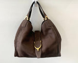 Gucci STIRRUP NUBUCK SUEDE HOBO BAG