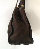 Gucci STIRRUP NUBUCK SUEDE HOBO BAG