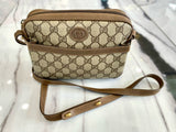 Gucci MONOGRAM COATED CANVAS VINTAGE CROSSBODY