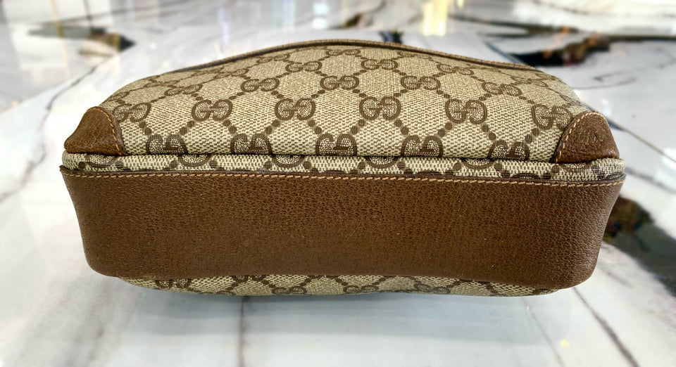 Gucci MONOGRAM COATED CANVAS VINTAGE CROSSBODY
