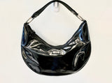 Gucci PATENT LEATHER HALF MOON BAG